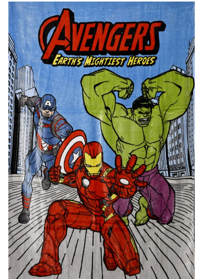 Avengers Raschel Blanket – Ultra-Soft, Lightweight 100% Polyester – MultiColour - Image 3